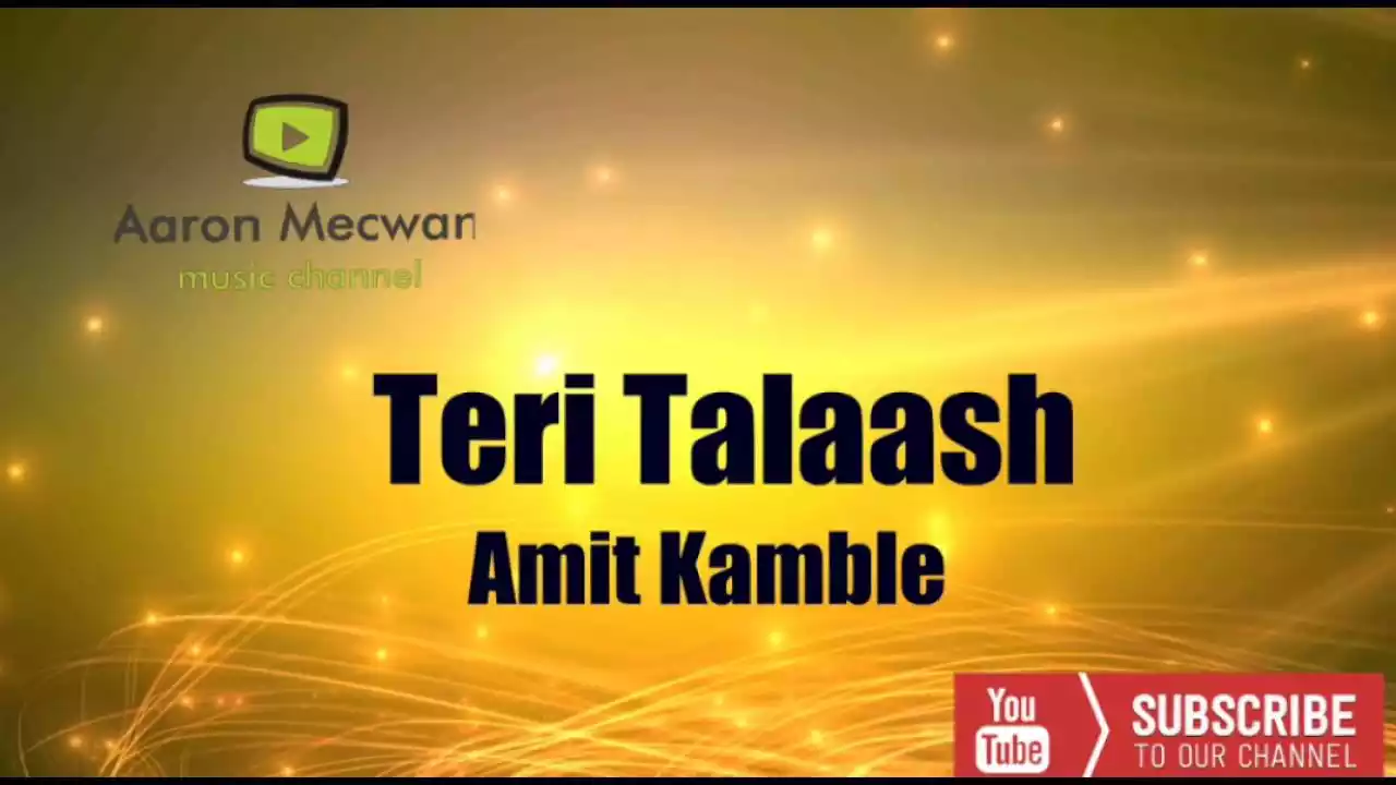 Teri Talash Karta Hu | Amit Kamble